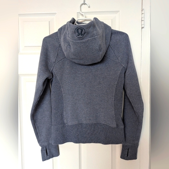 Lululemon Scuba Zip Hoodie (Dusky Blue, Size 6) - Picture 4 of 4